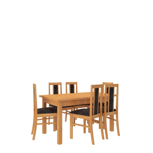 Modern asztal szett üvegfűzős kivitelben