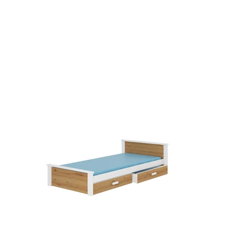 Aldex 180x80 fehér matracos ágy