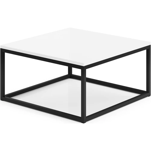 Belten 65x65 kávéasztal fekete fehér színben