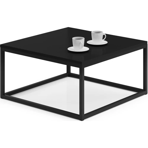 BELTEN 65x65 kávéasztal fekete színben