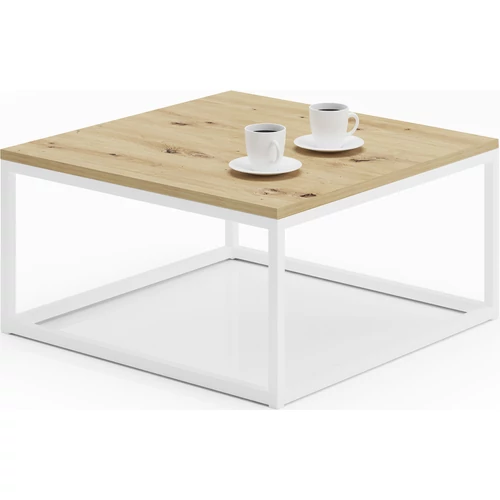 Belten 65x65 kávéasztal fehér színben