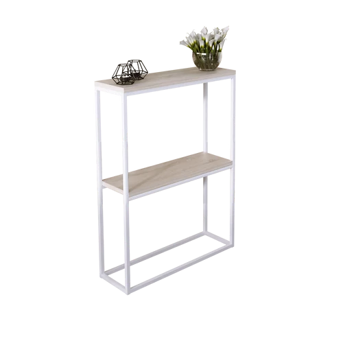 Mason konzol fehér színben