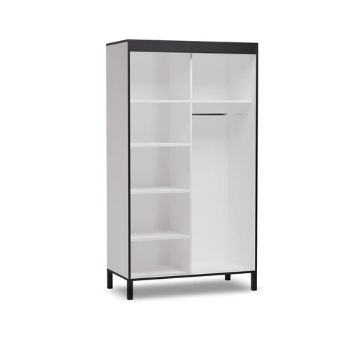 Fém keret  üvegajtókkal