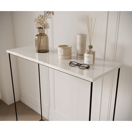 Elegáns Milan konzol fényes felümmel