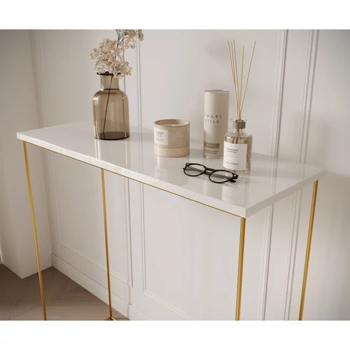 Elegáns Milan konzol tükörfényű felüppel