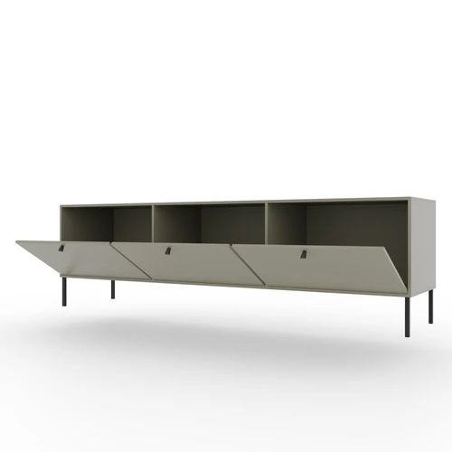 Tili 3D TV-szekrény eukaliptusz fából