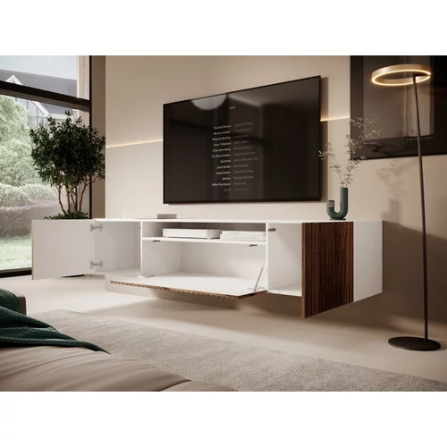 Elegáns Miro TV-ládák fehér színben