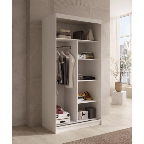 Modern design fehér szekrény
