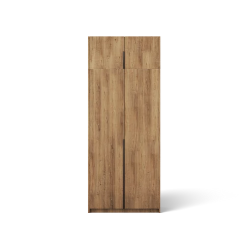 Bregma II felső szekrényelemmel Nyílóajtós szekrény, Artisan (100x250)-AB