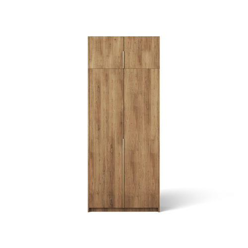 Bregma II felső szekrényelemmel Nyílóajtós szekrény, Artisan (100x250)-AG