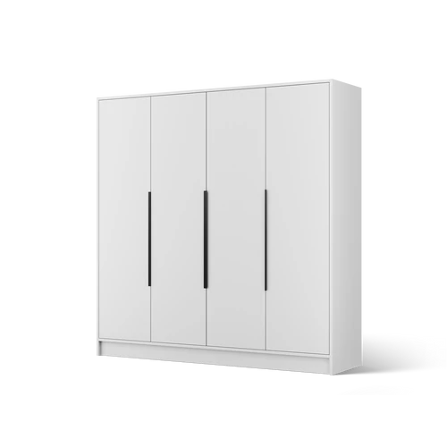 Palladio 200 gardróbszekrény, Fehér (200x200)