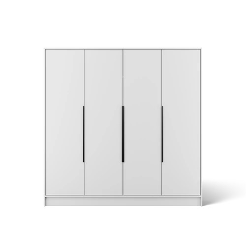 Palladio 200 nyílóajtós gardróbszekrény, Fehér (200x200)