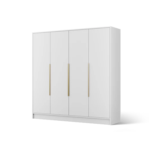 Palladio 200 gardróbszekrény, Fehér (200x200)