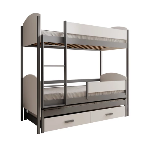 ADRK Furniture Leia háromszemélyes gyerekágy 200x90 matraccal