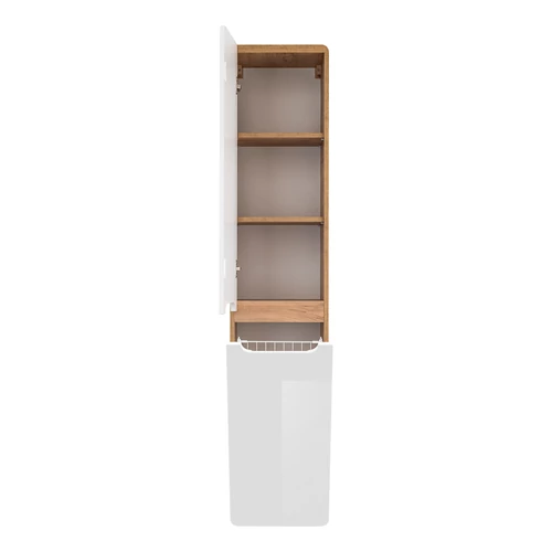Magas szekrény Aruba White, 35 cm