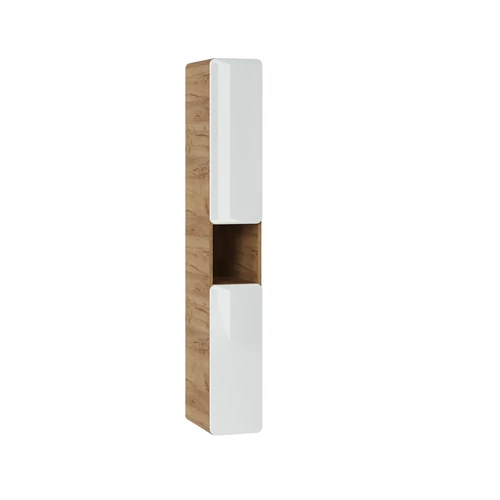 Magas szekrény Aruba White, 25 cm