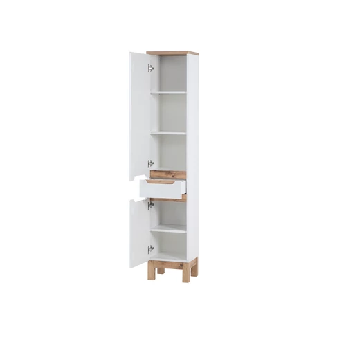 Magas szekrény Bali White, 35 cm