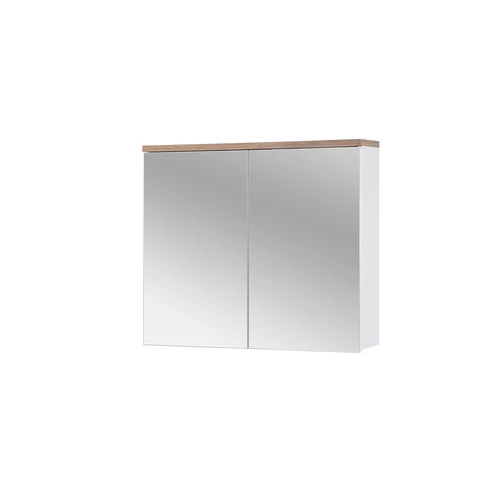 Tükrös szekrény Bali White, 80 cm