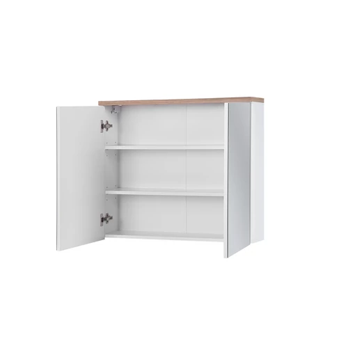 Tükrös szekrény Bali White, 80 cm