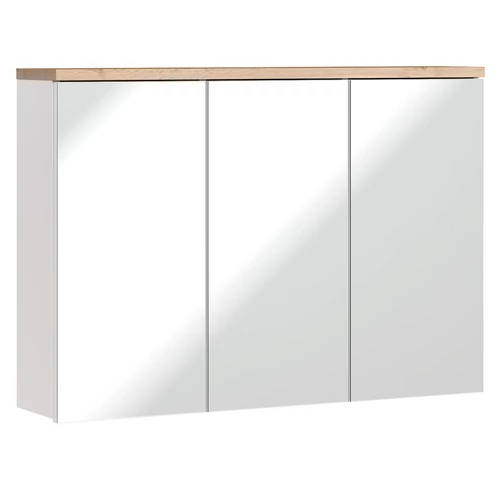 Tükrös szekrény Bali White, 100 cm