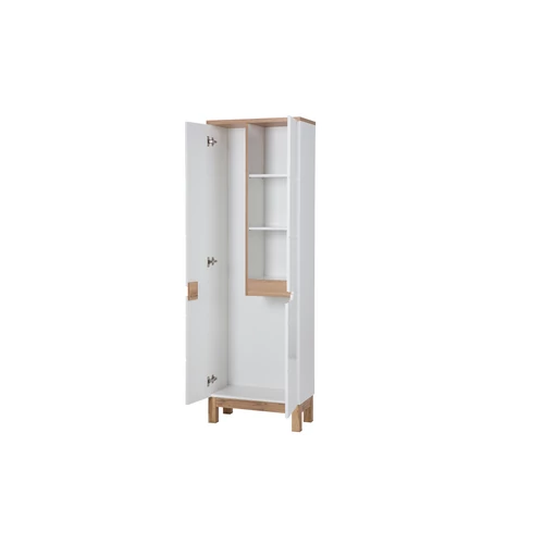 Magas szekrény Bali White, 60 cm