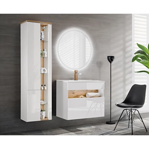 Mosdó alá szekrény Bahama White, 80 cm