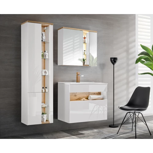 Mosdó alá szekrény Bahama White, 80 cm