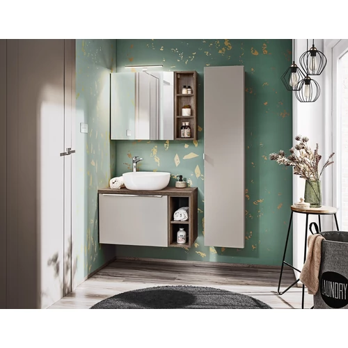 Tükrös szekrény Santa Fe Taupe, 60 cm