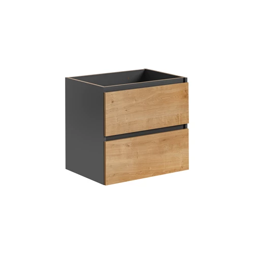Mosdó alá szekrény Monako Grey Oak, 60 cm
