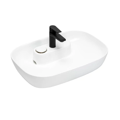 Pultra ültethető mosdó Umywalki Nablatowe, 60 cm