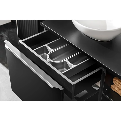 Mosdó alá szekrény Santa Fe Black, 60 cm