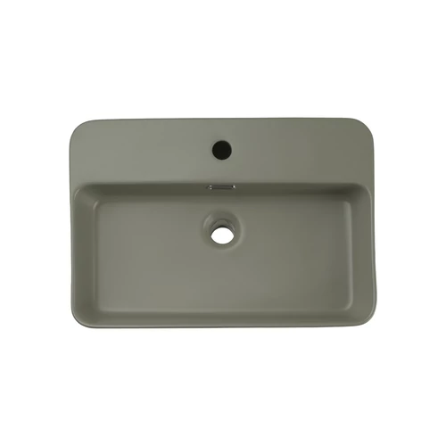 Pultra ültethető mosdó Umywalki Nablatowe, 55 cm