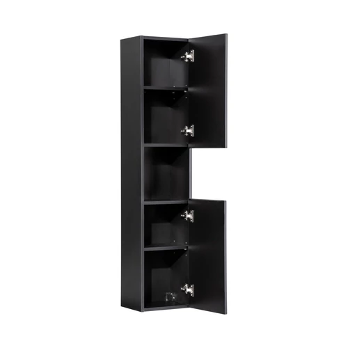 Magas szekrény Nova Black, 30 cm
