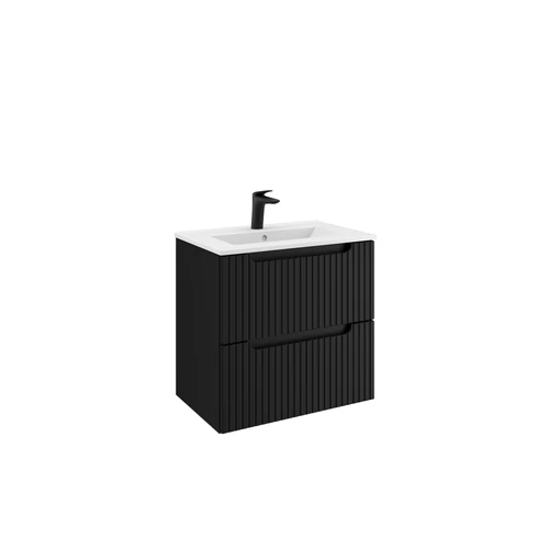 Mosdó alá szekrény Nova Black, 60 cm