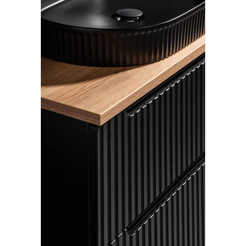 Mosdó alá szekrény Nova Black, 60 cm