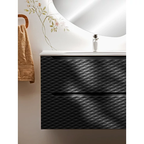 Mosdó alá szekrény Ocean Black, 120 cm