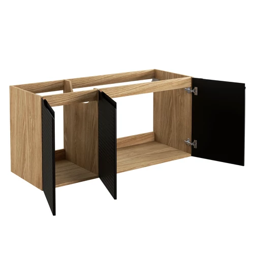 Mosdó alá szekrény Luxor Black, 120 cm