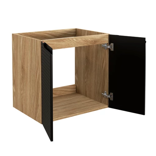 Mosdó alá szekrény Luxor Black, 60 cm