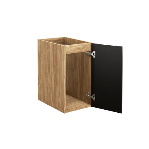 Pult alá szekrény Luxor Black, 30 cm