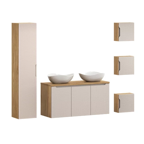 Bútorszett Luxor Beige, 120 cm