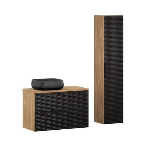 Bútorszett Luxor Black, 90 cm