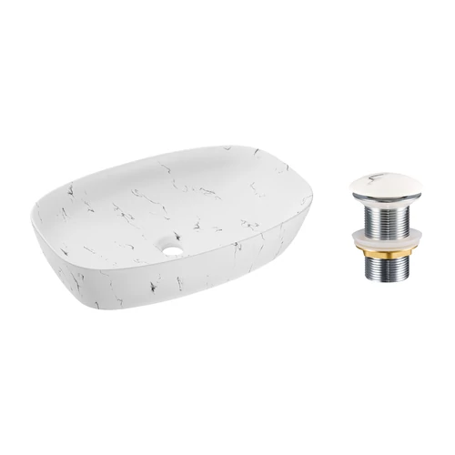 Mosdószett Umywalki Nablatowe, 60 cm