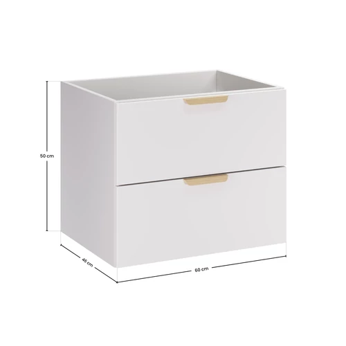 Mosdó alá szekrény Aster White, 60 cm