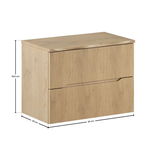Bútorszett Nordic Cremona, 80 cm