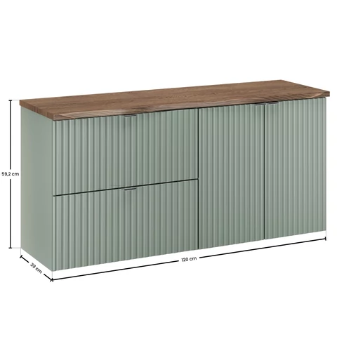Bútorszett Line Reed Green, 120 cm
