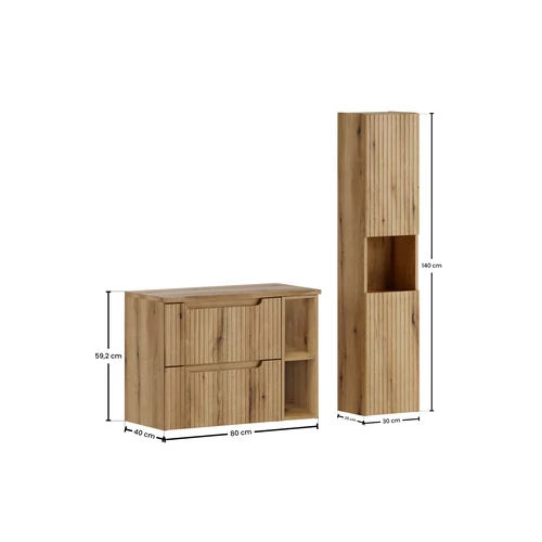 Bútorszett Nova Coast Evoke, 80 cm