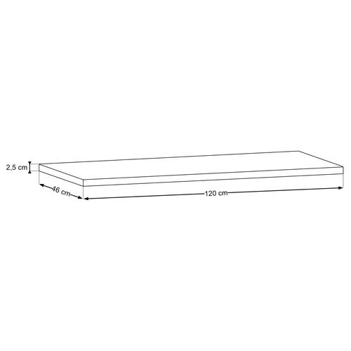 Mosdópult Dorothy Ristretto, 120 cm