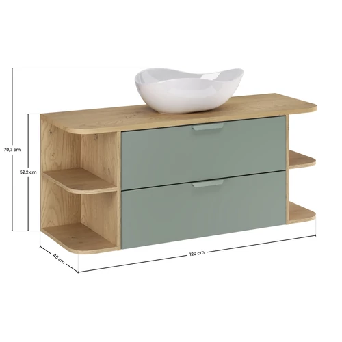 Bútorszett Aster Green, 120 cm