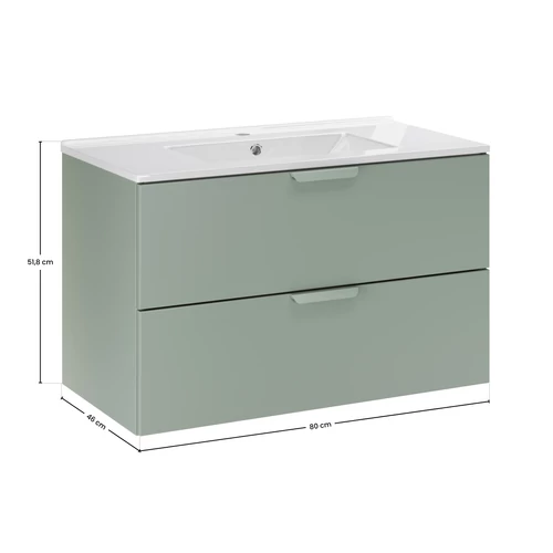 Bútorszett Aster Green, 80 cm