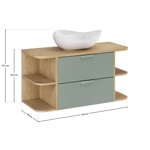 Bútorszett Aster Green, 100 cm